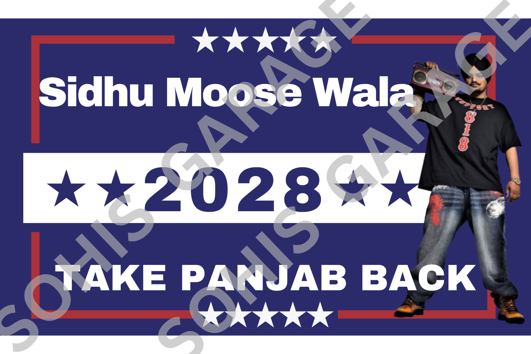Sidhu Moose Wala Flag